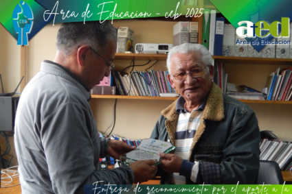 Reconocimiento a Walter Aillón Salamanca